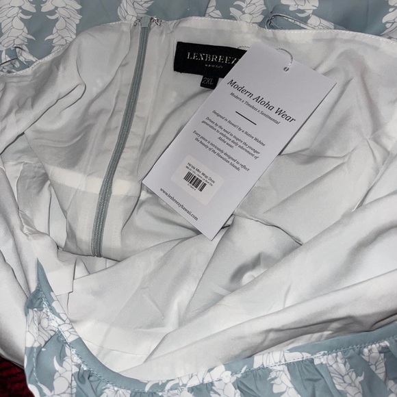 ❌❌❌ SOLD LPH❌❌❌ Lexbreezy Hawaii 🌺 Heeia Mini Wrap Dress NWT - Picture 5 of 9